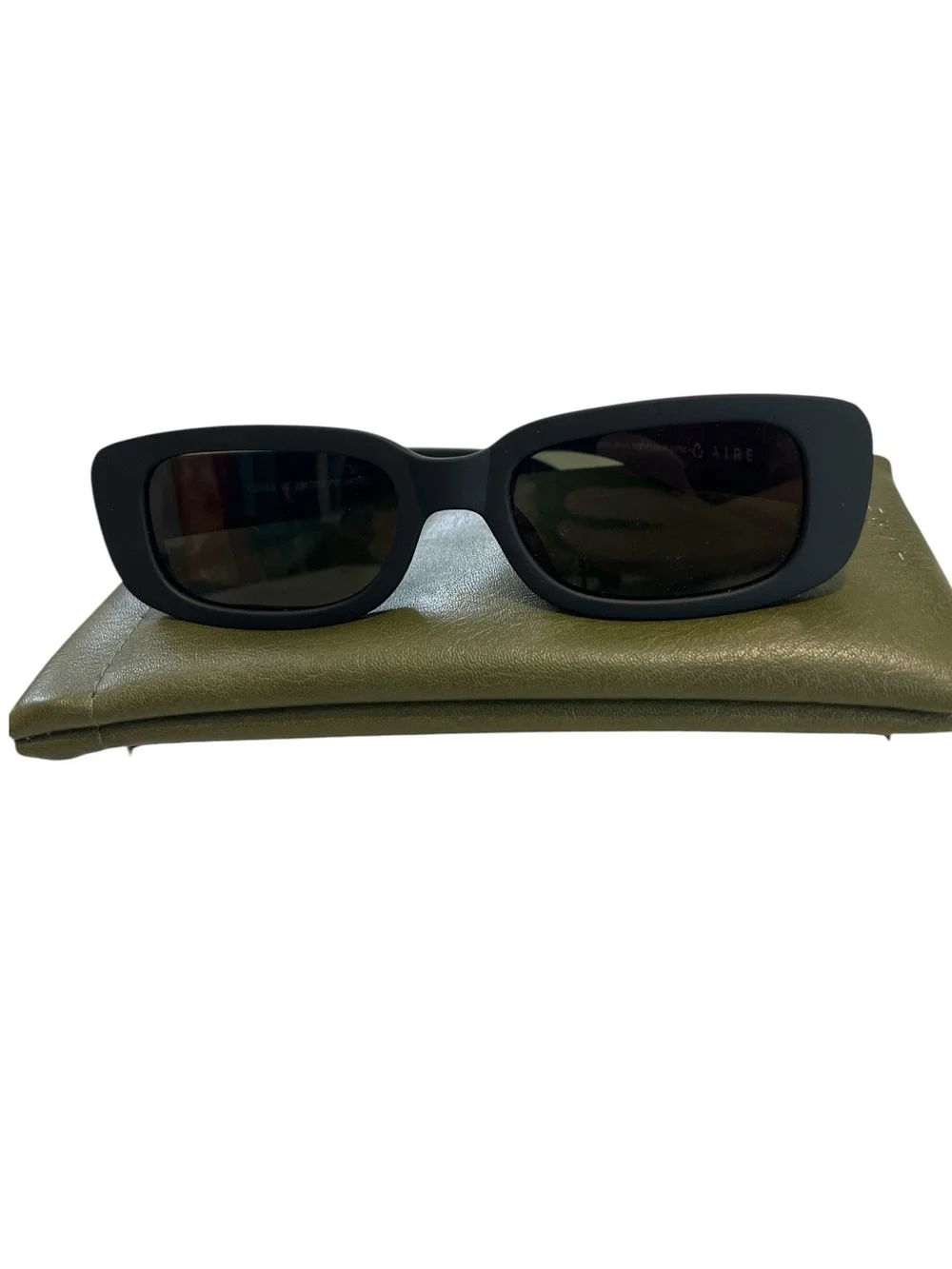 AIRE Ceres V2 Polarized Sunglasses Matte Black 51-21-142 Recycled Frame + Pouch